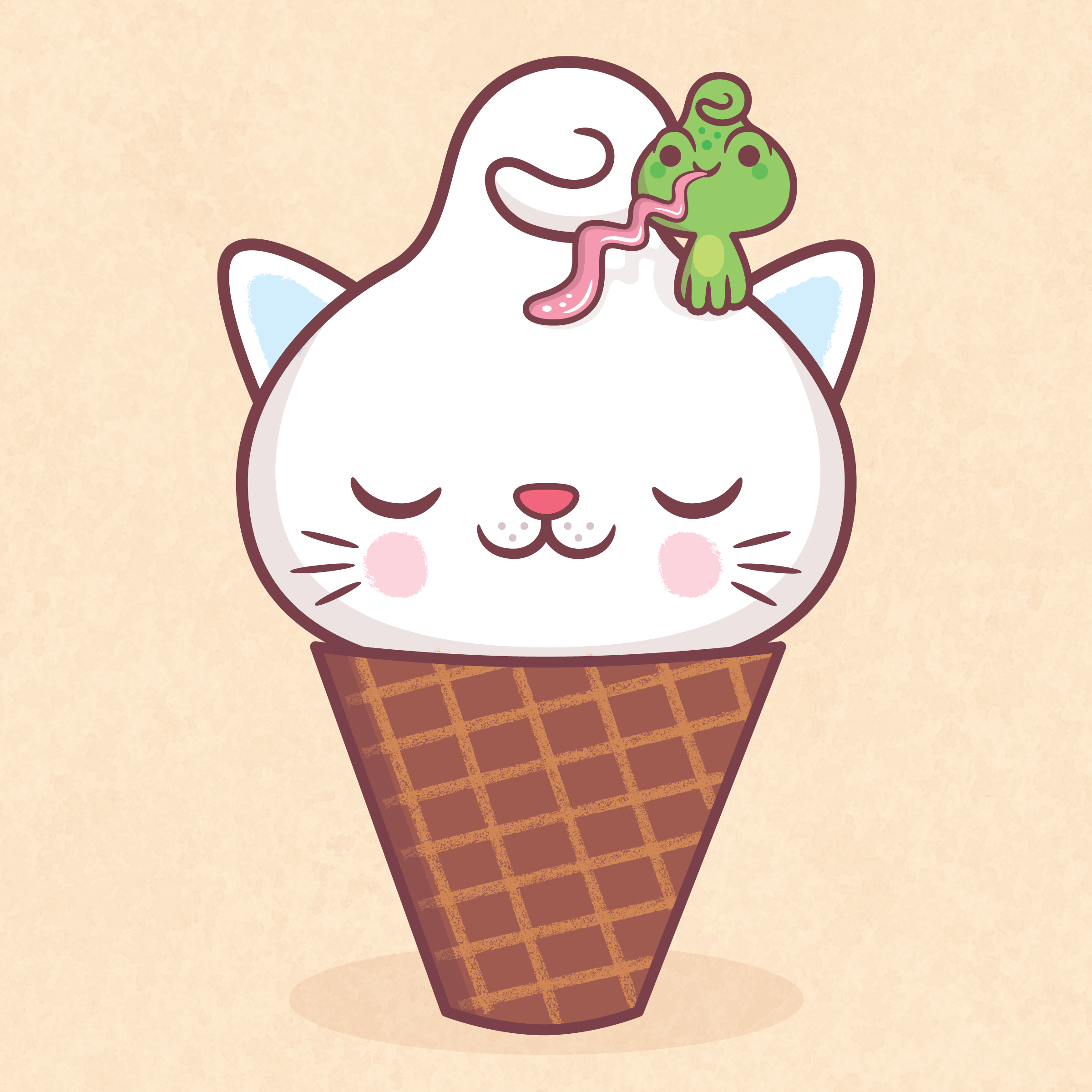 Kitty Cone #1686