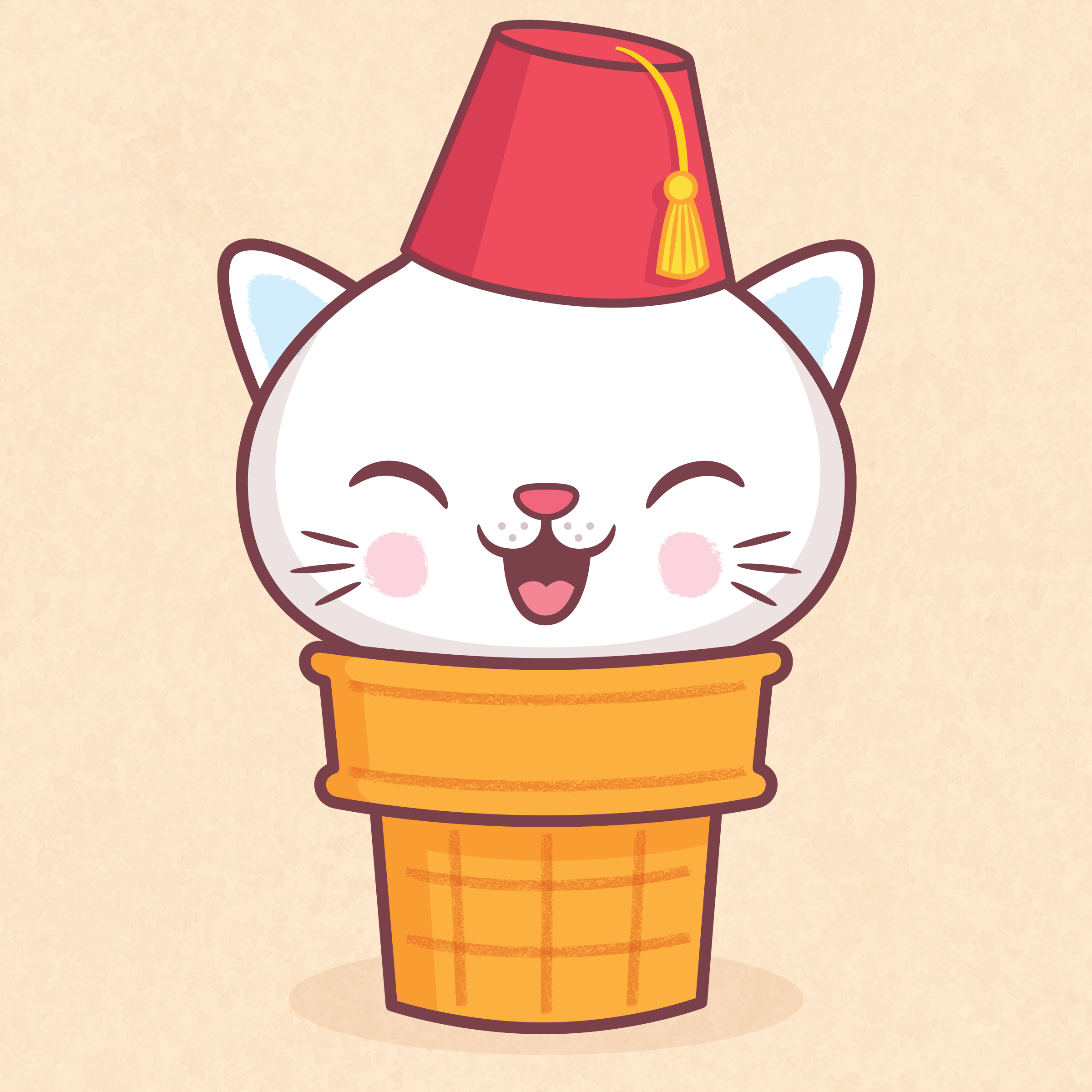 Kitty Cone #3510