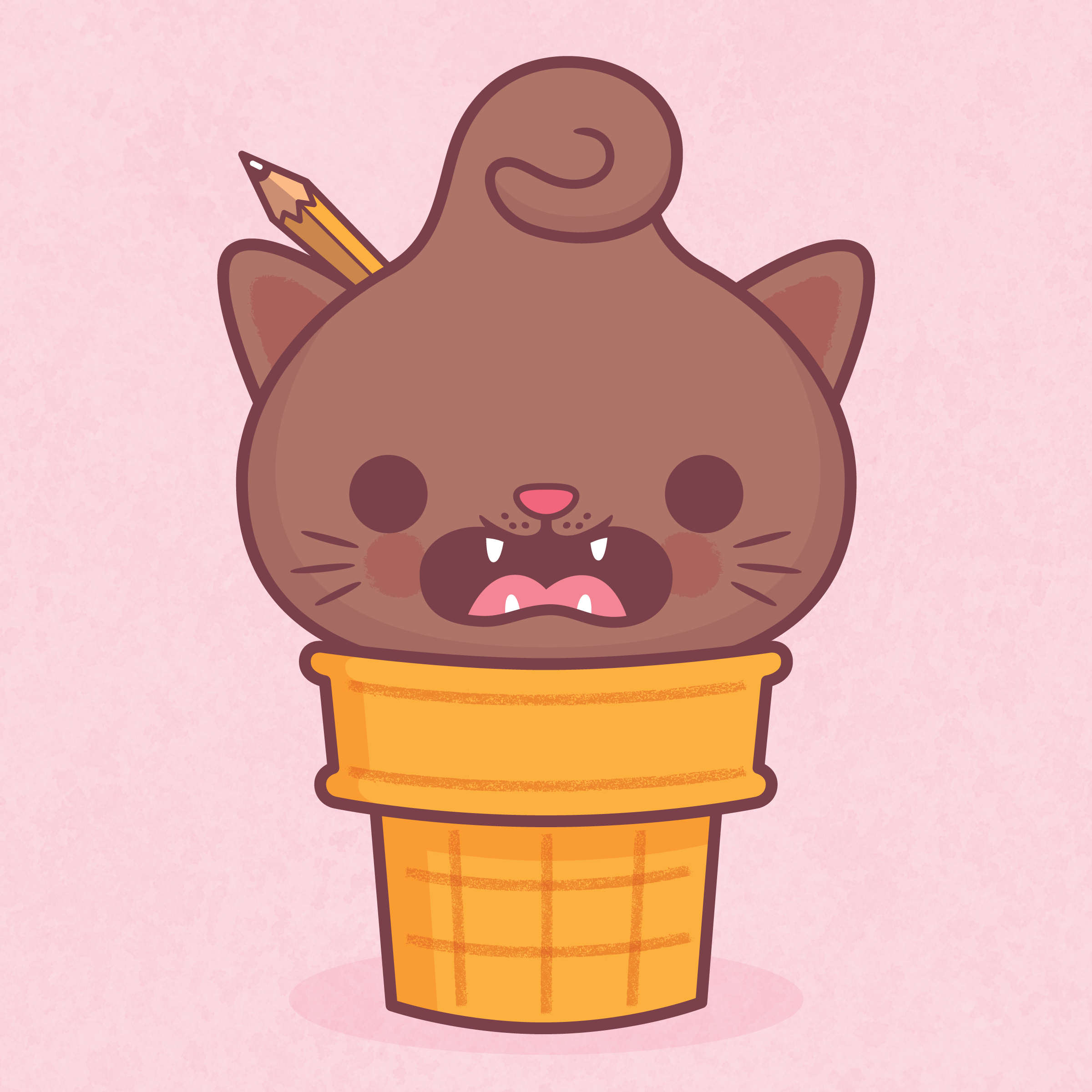 Kitty Cone #3542